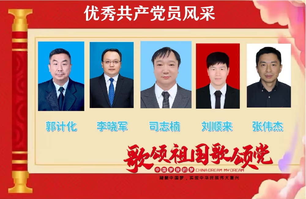 公司党支部召开优秀共产党员表彰会